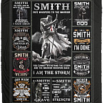 Smith Fate Whispers To The Warrior Blanket, White, Cozy Plush Fleece Blanket - 50x60 Smith Fate Whispers To The Warrior Blanket, White, Cozy Plush Fleece Blanket - 50x60