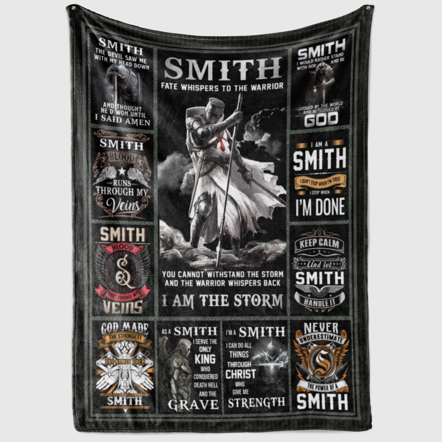 3VT. Smith Fate Whispers To The Warrior blanket mockup2
