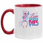 Naughty Accent Mug, White/Red, 11 oz. Accent Mug