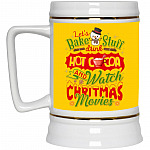 Let's Drink Hot Cocoa, Athletic Gold, 22 oz. Beer Stein