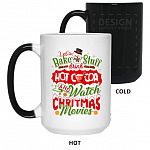 Let's Drink Hot Cocoa, White, 15 oz. Color Changing Mug
