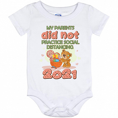 My Parents Did Not Baby Onesie, White, Baby Onesie - 12 Month