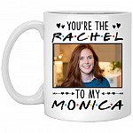 Personalized Custom Photo Friends Mug, White, 11 oz. White Mug