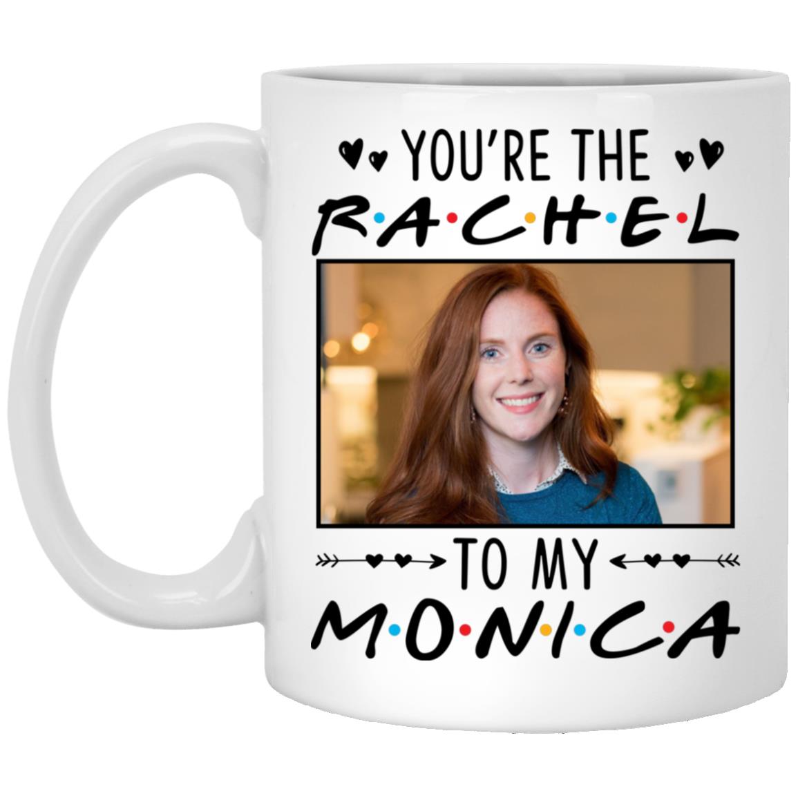 Personalized Custom Photo Friends Mug, White, 11 oz. White Mug