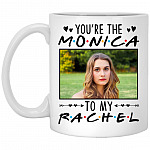 Personalized Custom Photo Friends Mug, White, 11 oz. White Mug