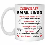 Sarcasm Gift for Work, White, 11 oz. White Mug