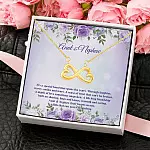 Aunt And Nephew A Special Bond Spans The Years Through Laughter Worry Infinity Heart Pendant Necklace