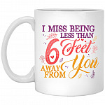6 Feet Mug, White, 11 oz. White Mug