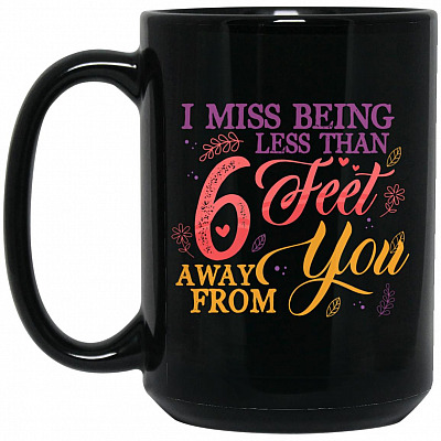 15 oz. Black Mug