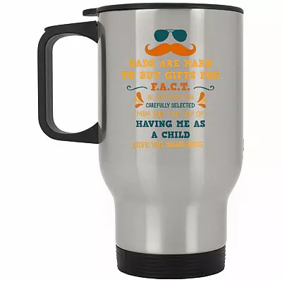 14 oz. Silver Travel Mug