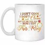 Ring Mug, White, 11 oz. White Mug