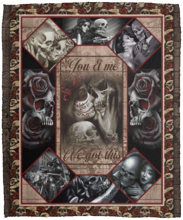 You and Me We Got This, White, Cozy Plush Fleece Blanket - 50x60