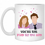 Pam To Jim Mug, White, 11 oz. White Mug
