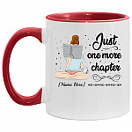 Personalized Accent Mug, White/Red, 11 oz. Accent Mug