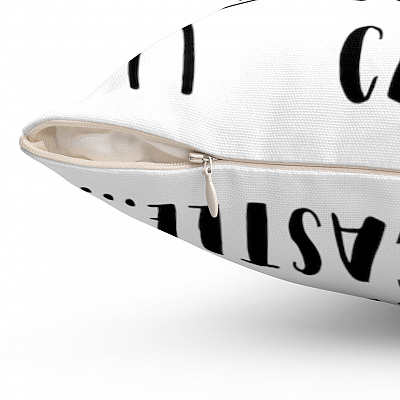 Alternative view of Couples Throw Pillows - Our Home Ain't No Castle Decorative Pillows - Couple Pillow Sofa Home Decor