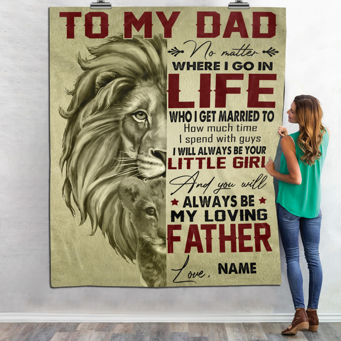 2KNG. Loving Father Mockup 1