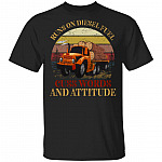 Runs On Diesel Fuel Cuss Words, Black, Unisex T-Shirt Runs On Diesel Fuel Cuss Words, Black, Unisex T-Shirt