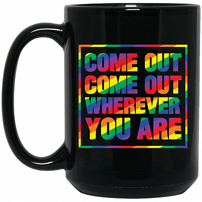 15 oz. Black Mug