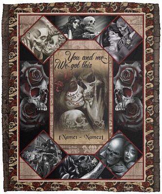 Personalized You and Me, White, Cozy Plush Fleece Blanket - 50x60