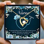 Nurse Be Proud Of The Work You Do Forever Love Pendant Necklace - Appreciation Gift For Nurse
