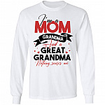 I'm A Mom Grandma, White, Long Sleeve