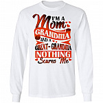 I'm A Mom Grandma, White, Long Sleeve