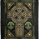 Celtic Blanket, White, Cozy Plush Fleece Blanket - 50x60
