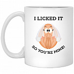 Mine Pussy Ceramic, White, 11 oz. White Mug