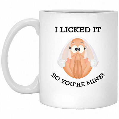 Mine Pussy Ceramic, White, 11 oz. White Mug