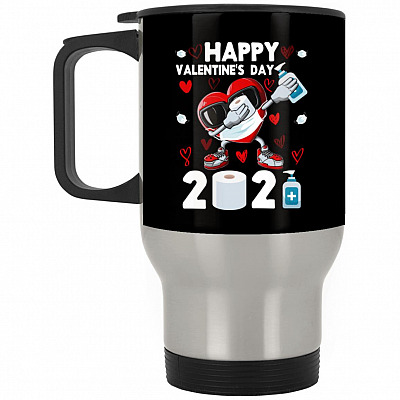 14 oz. Silver Travel Mug