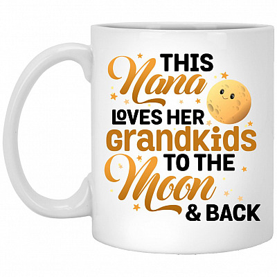 Nana Mug, White, 11 oz. White Mug