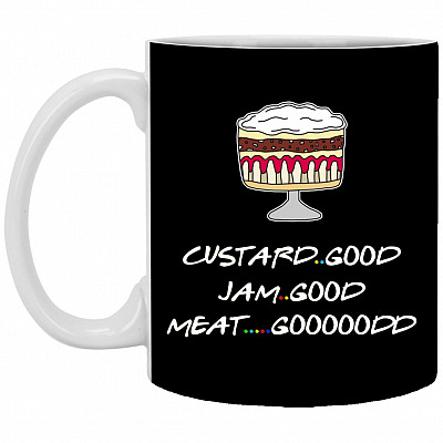 XP8434 11 oz. White Mug, Black, 11 oz. White Mug