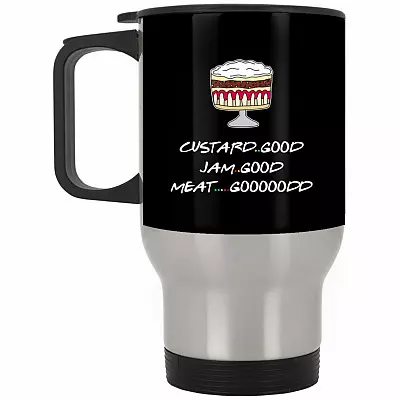 14 oz. Silver Travel Mug