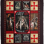 A Child Of God A Man Blanket, White, Cozy Plush Fleece Blanket - 50x60