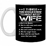 Wife Mug, Black, 11 oz. White Mug