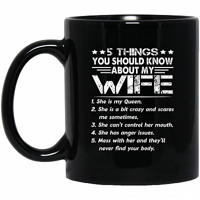 11 oz. Black Mug