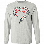 Daddy's Girl I Used To Be His Angel Hoodie, Ash, Long Sleeve