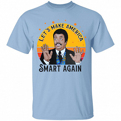 Tyson Let's Make America Smart Again Shirt, Light Blue, Unisex T-Shirt
