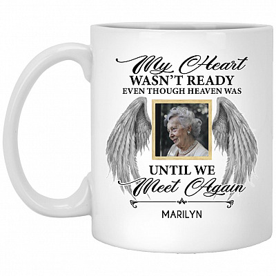 Personalized Photo Mug, White, 11 oz. White Mug