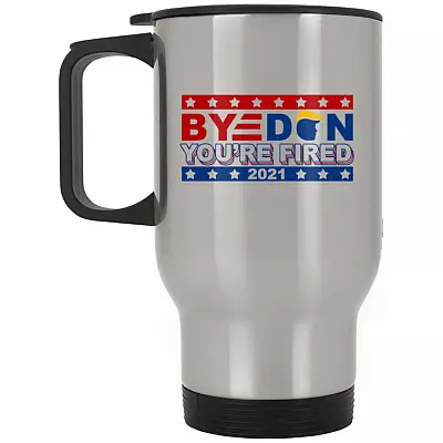 14 oz. Silver Travel Mug