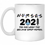 Nurse 2021 The One Mug, White, 11 oz. White Mug