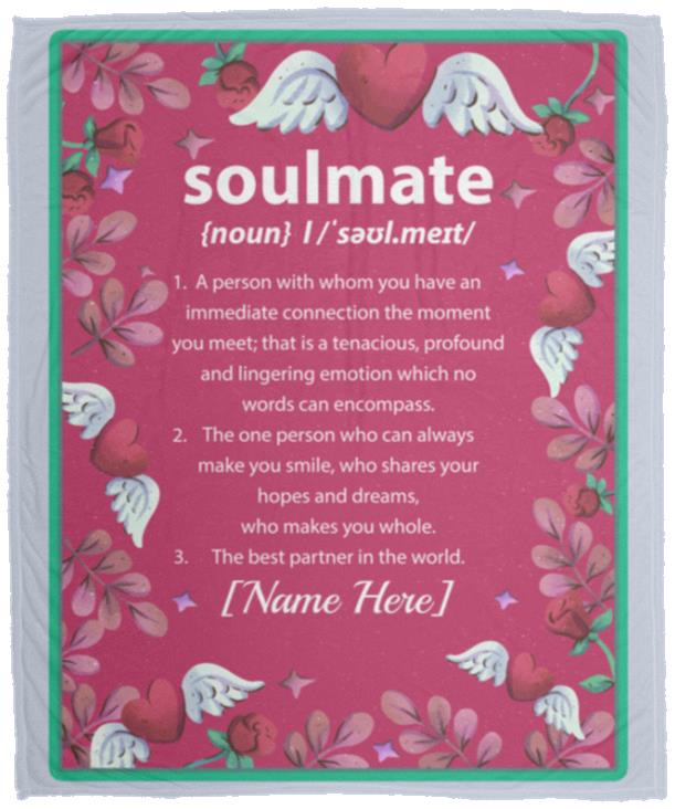 Personalized Blanket, White, Cozy Plush Fleece Blanket - 50x60