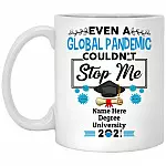 Personalized Quarantine Master Mug, White, 11 oz. White Mug