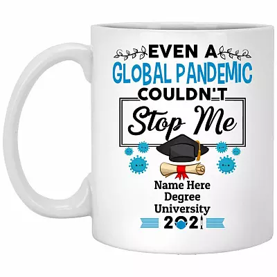 Personalized Quarantine Master Mug, White, 11 oz. White Mug