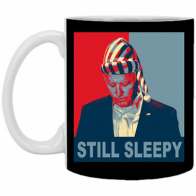 Joe Mug, Black, 11 oz. White Mug