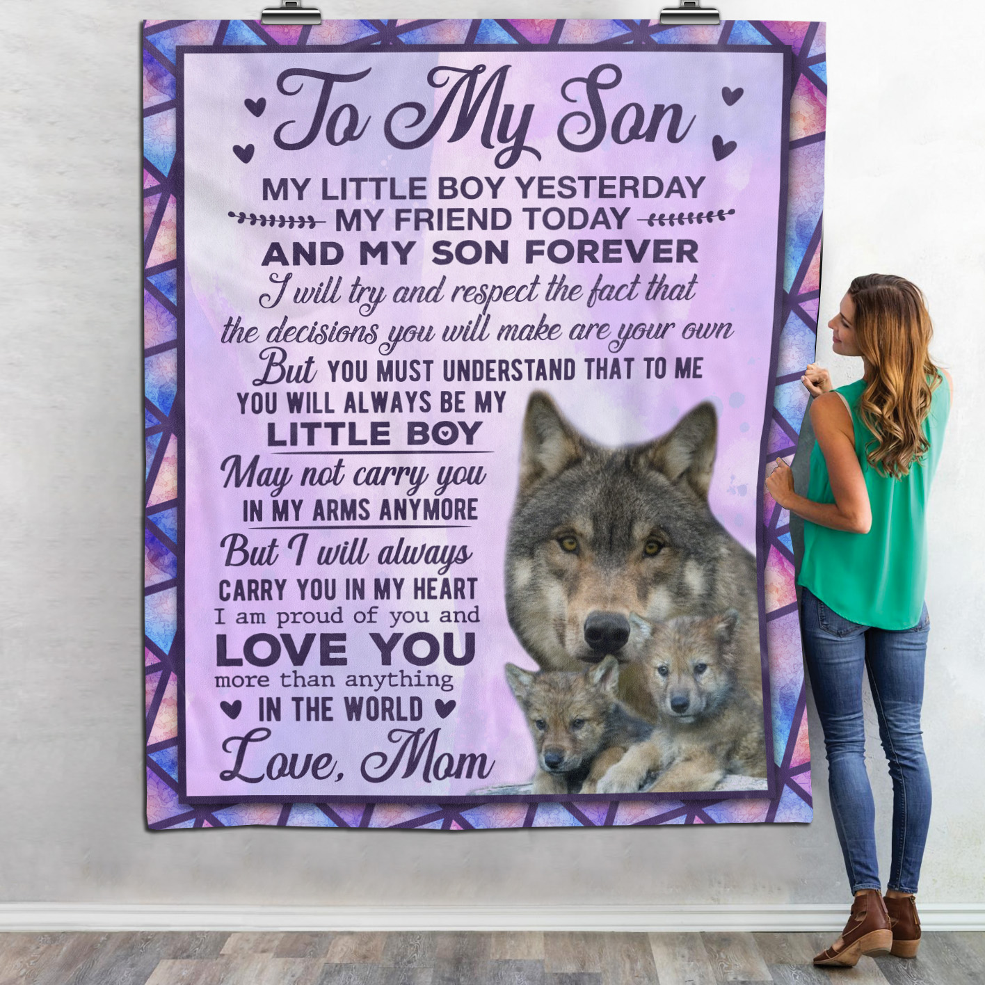 1KNG. Little boy Blanket (7) Blanket Mockup 6