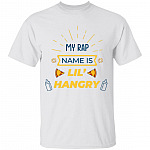 My Rap Name Is Lil Hangry Youth Tee, White, Youth T-Shirt