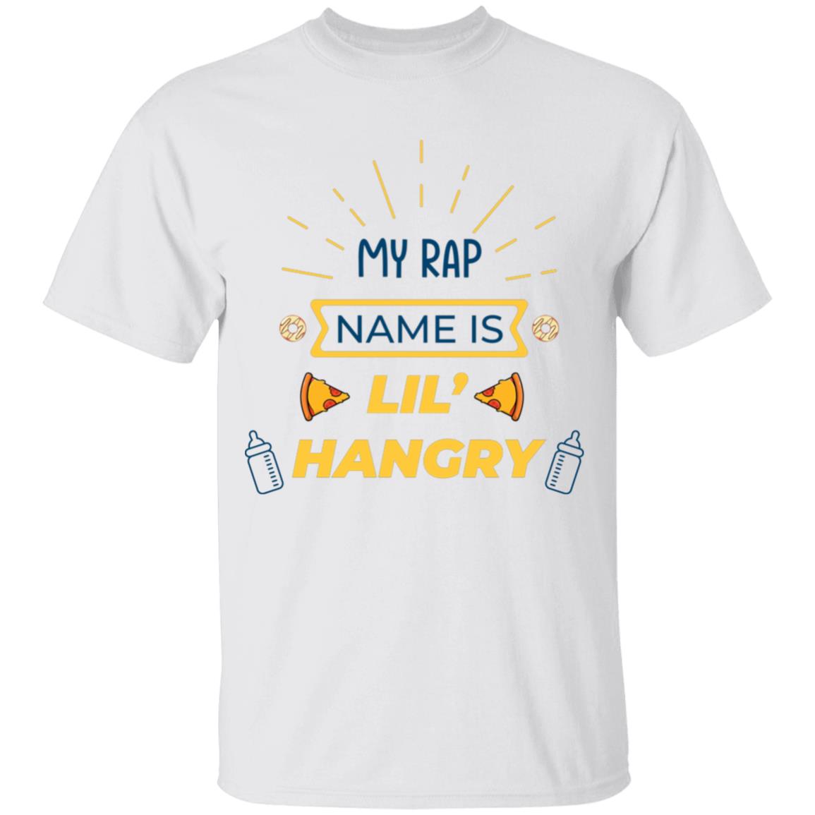 My Rap Name Is Lil Hangry Youth Tee, White, Youth T-Shirt