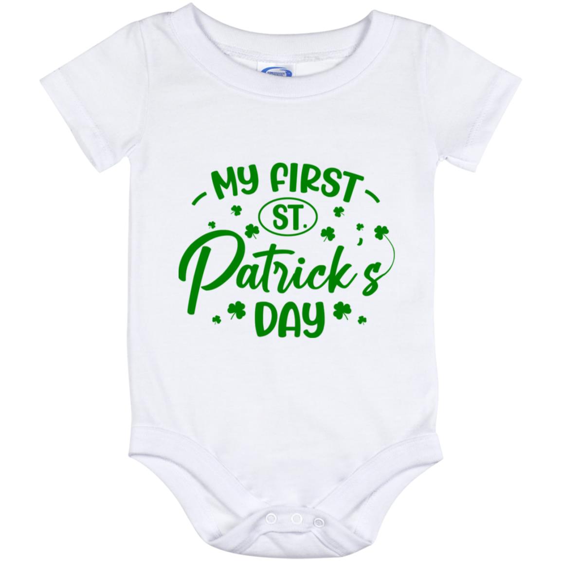 My First Saint Patrick's, White, Baby Onesie - 12 Month