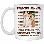 Personalized Custom Photo Dog Mug, White, 11 oz. White Mug